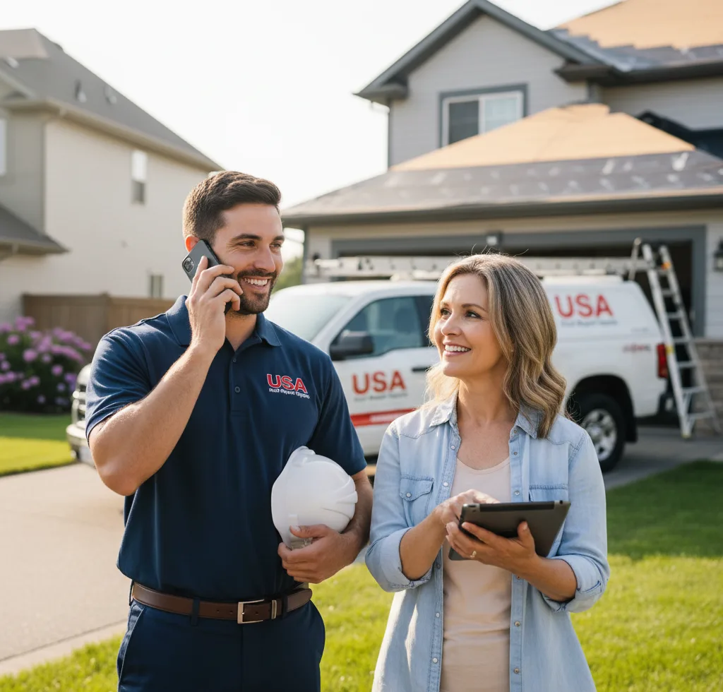 USA Roof Repair Experts customer support in Keyes